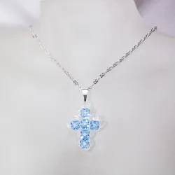Pendant 45cm - Karen-Silver Chain - Pendant 45cm - Laiton argenté